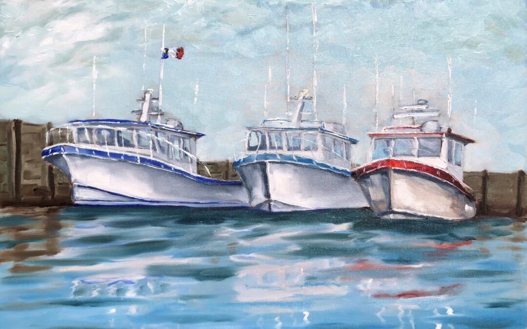 Exhibit “Mer et Rivière” (Sea and Rivers) from the artist Daniel Robichaud